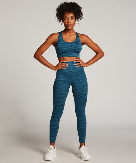 HKMX sømløs sports-bh, Blå