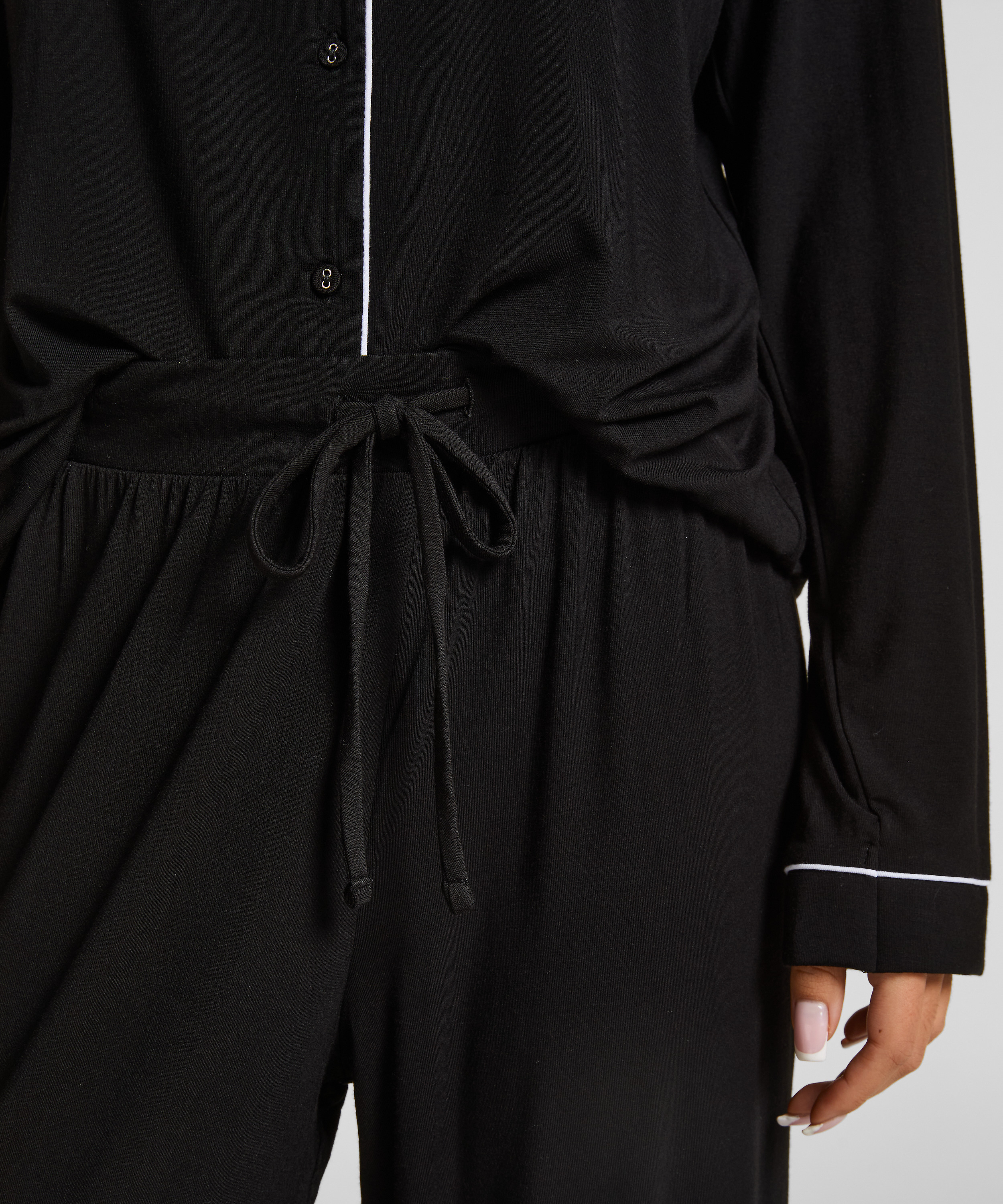 Jerseybukser Essential, Sort, main