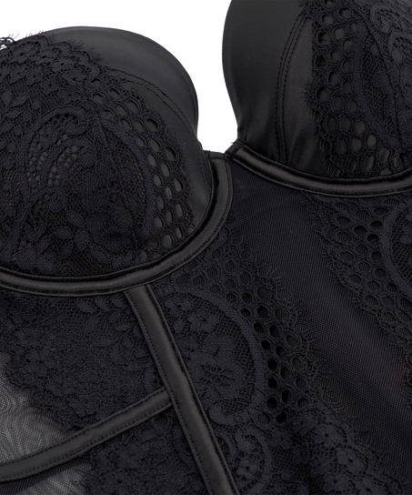 Bustier Veronica, Sort