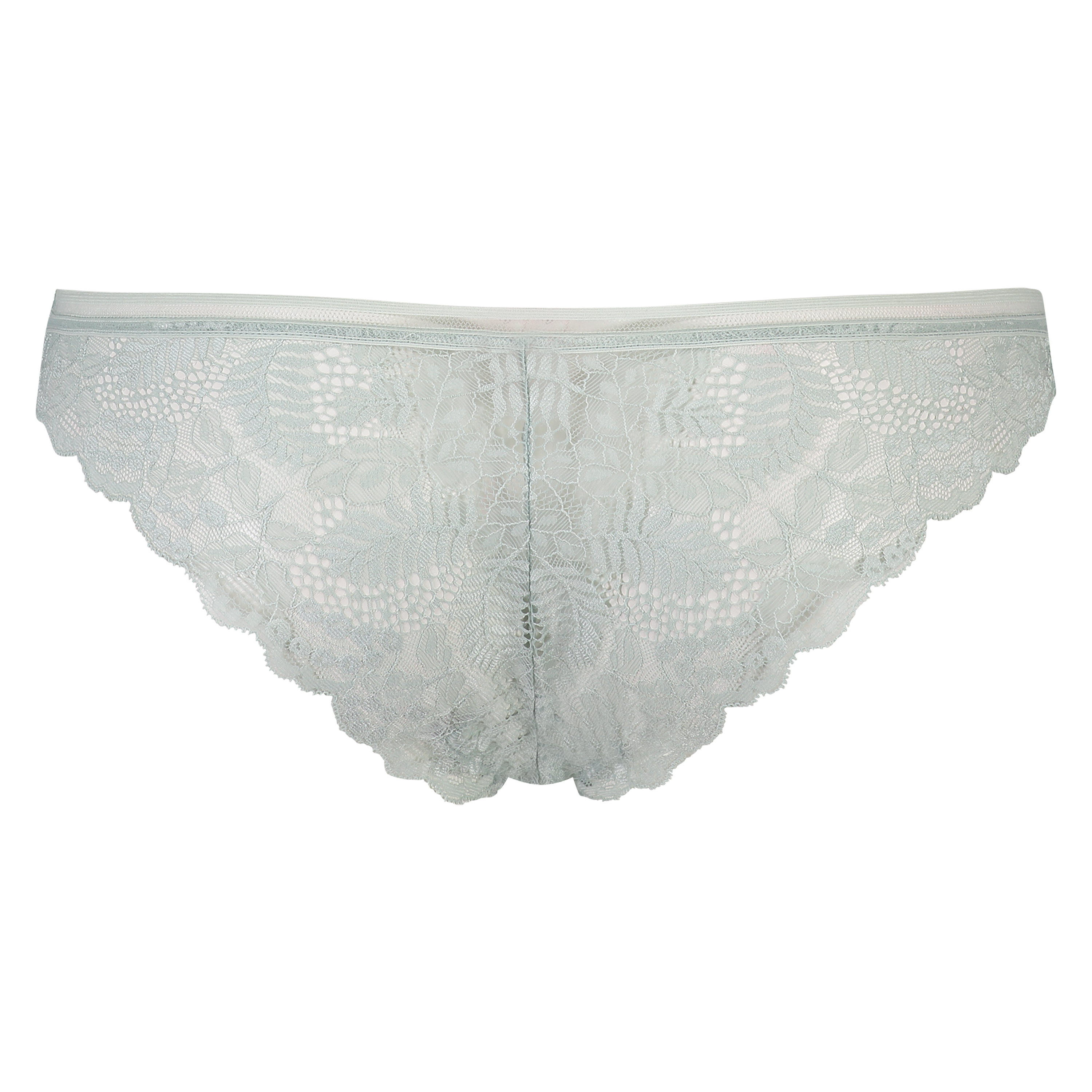Leaf Lace brasiliansk trusse, Beige, main
