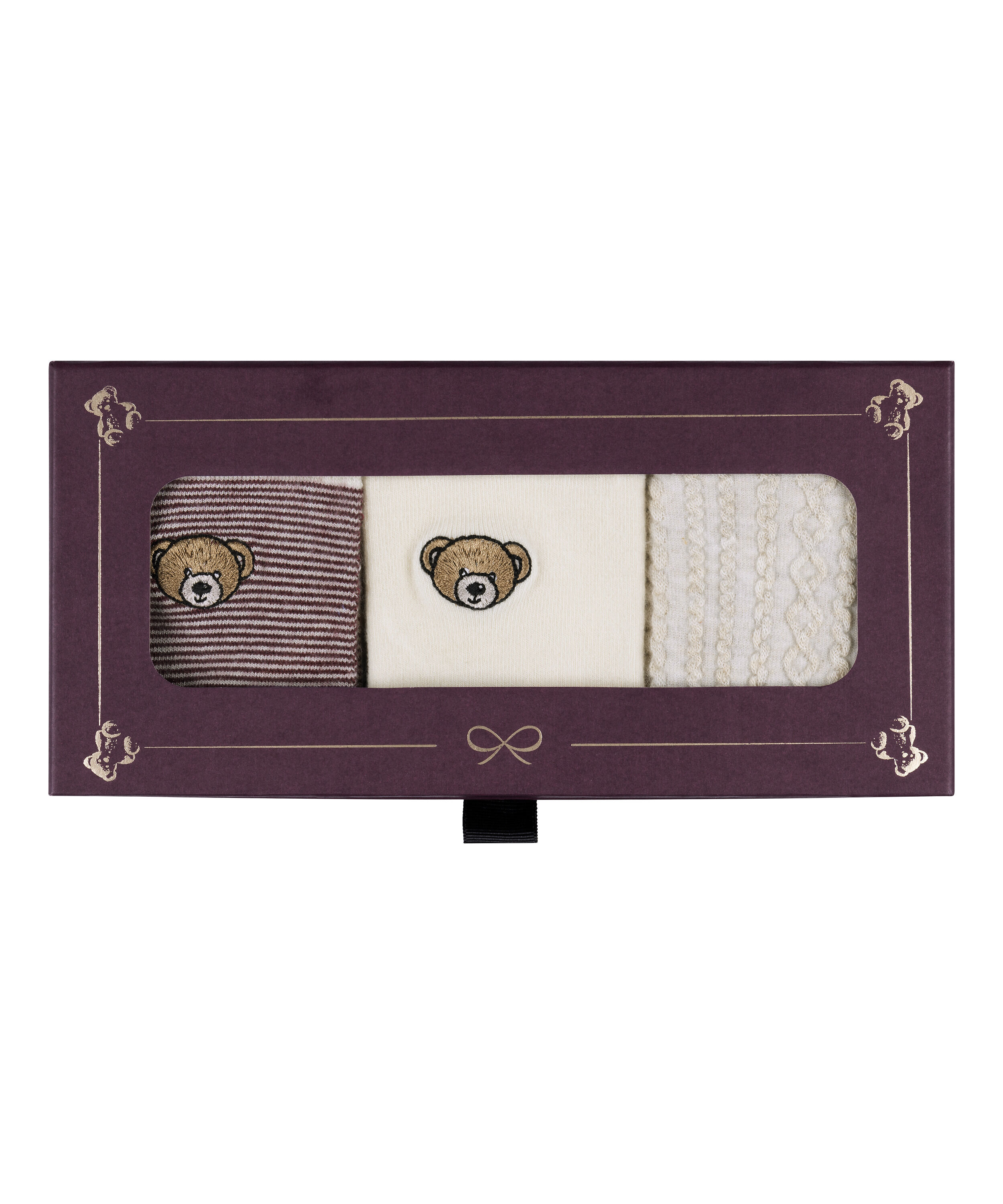 3 par Str&oslash;mper Giftpack, Hvid