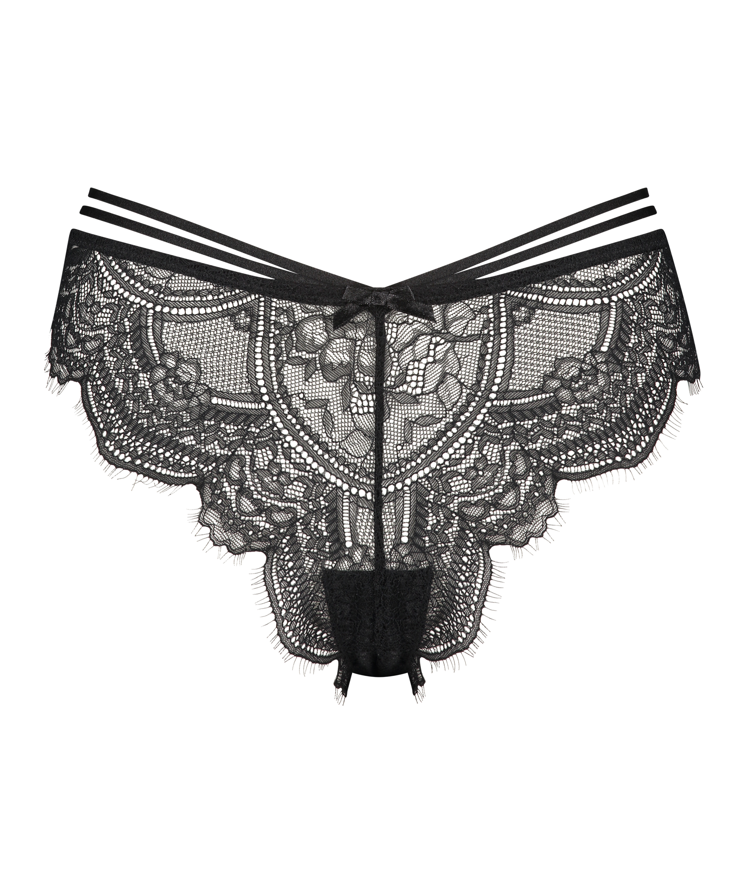 Brasiliansk trusse med høj udskæring Sian, sort, main