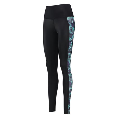 HKMX high waist sport legging marble level 3, bl&aring;