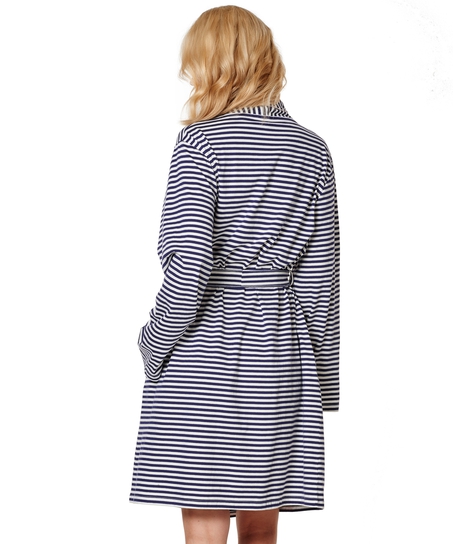 Bathrobe Jersey Robe, blå