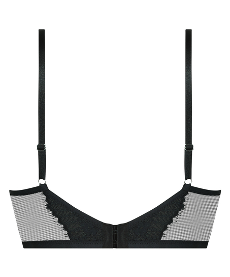 Formstøbt longline push-up-bøjle-bh Daphne, Sort