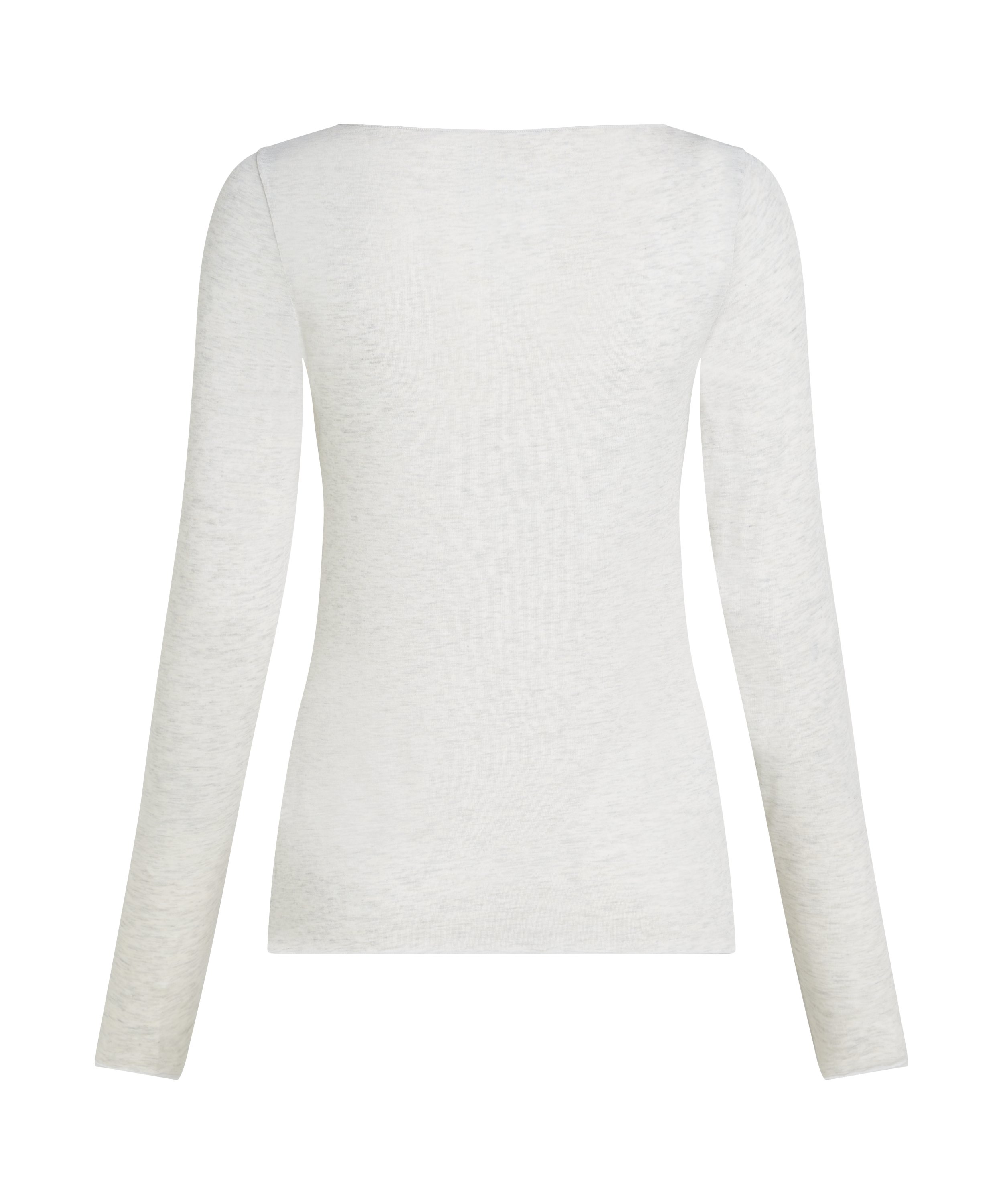 super soft b&aring;dhals bluse med cashmere, Gr&aring;, main