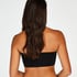 Seamless bandeau-top, Sort