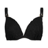 Formst&oslash;bt bikinitop med b&oslash;jle Crochet Lurex, Sort