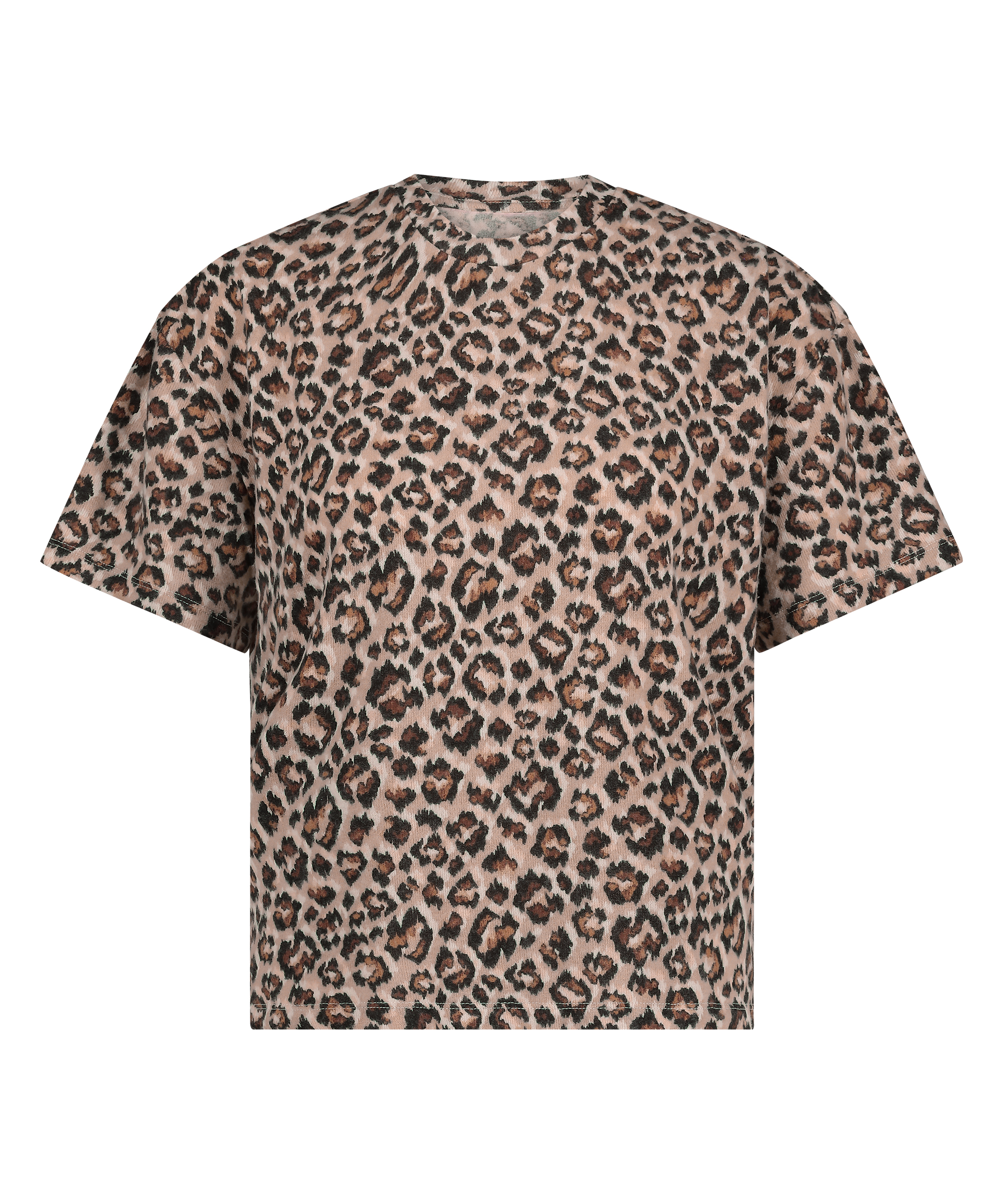 Jersey Brushed top, Beige, main