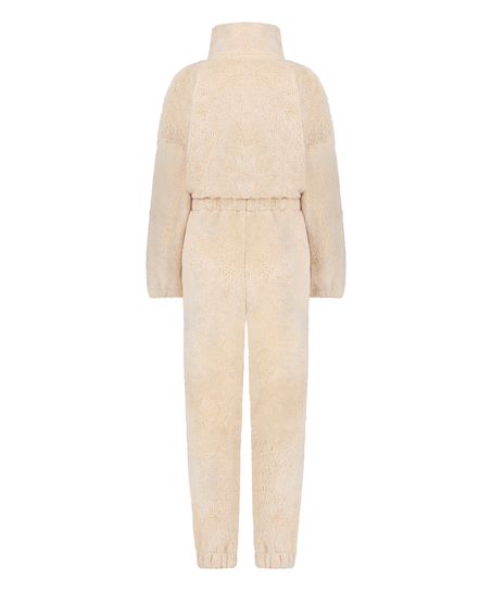 Onesie-jumpsuit fleece, Beige