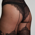 15 Denier Tights Suspender Detalje, Sort