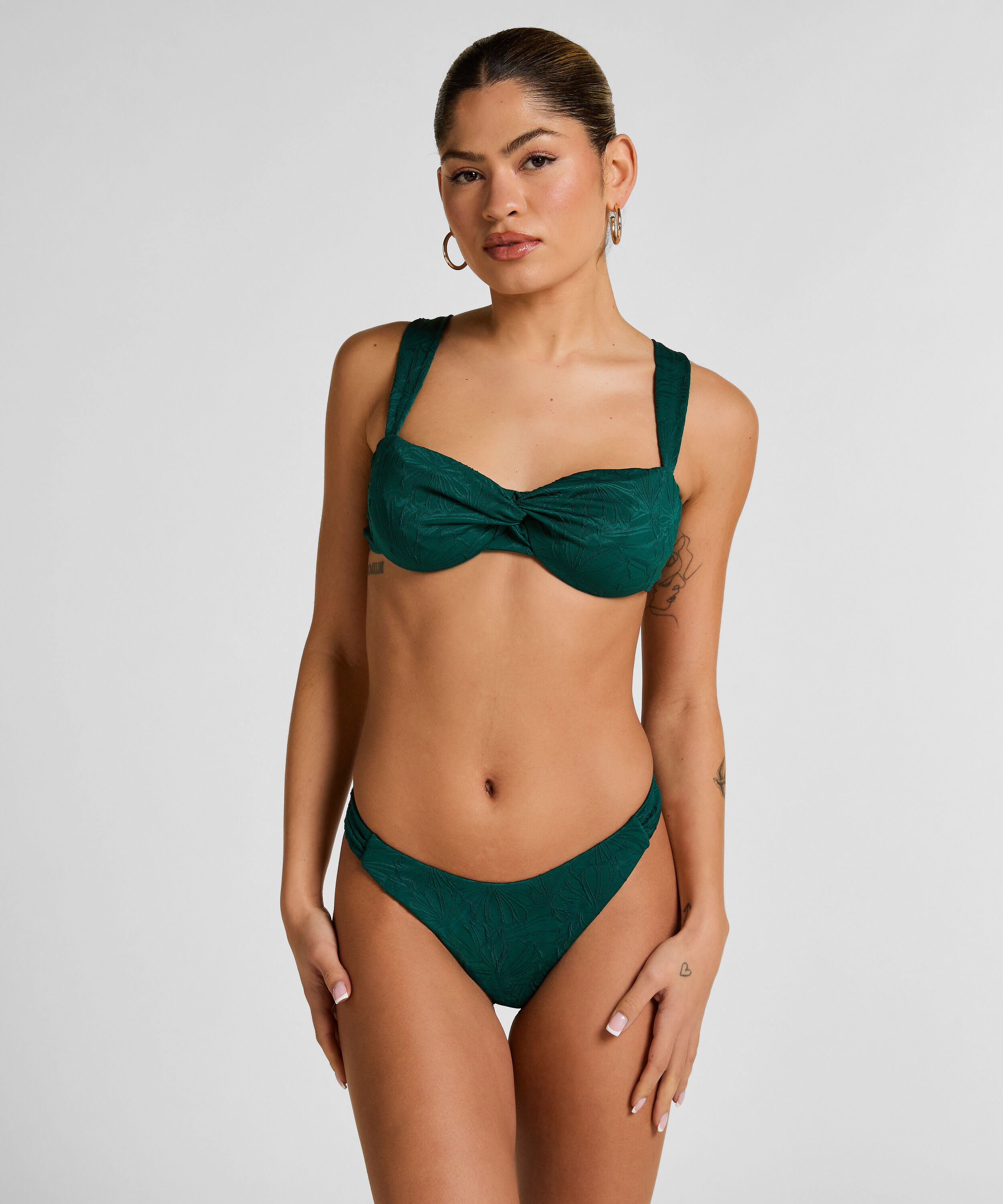 Azua Highleg Bikinibukser, Grøn Azua Highleg Bikinibukser, Grøn