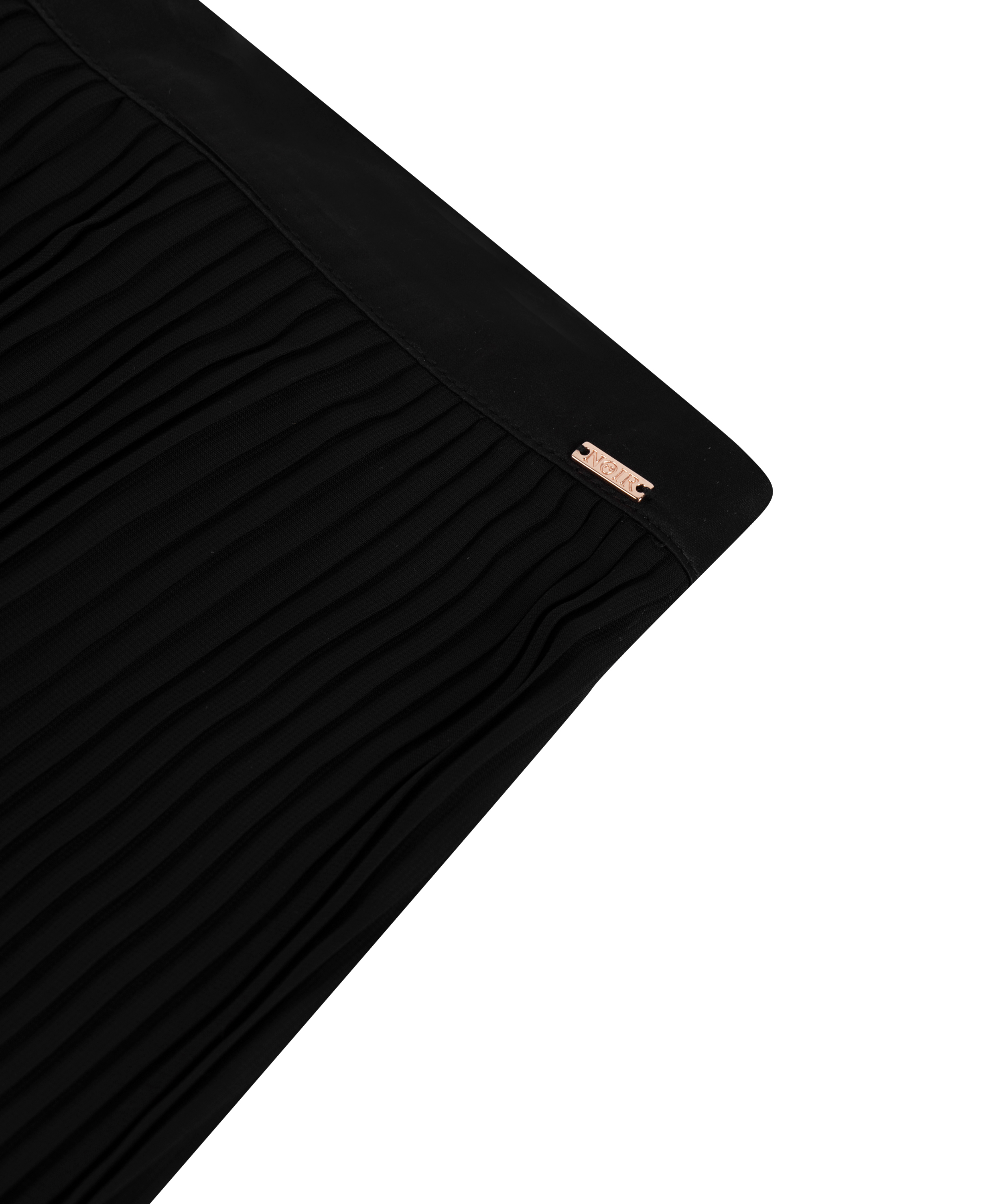 Plisse bukser, sort, main