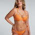 Bikinitop Scallop Lurex, Orange