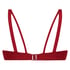 Ikke-formstøbt bikinitop med bøjle Pagoda, rød