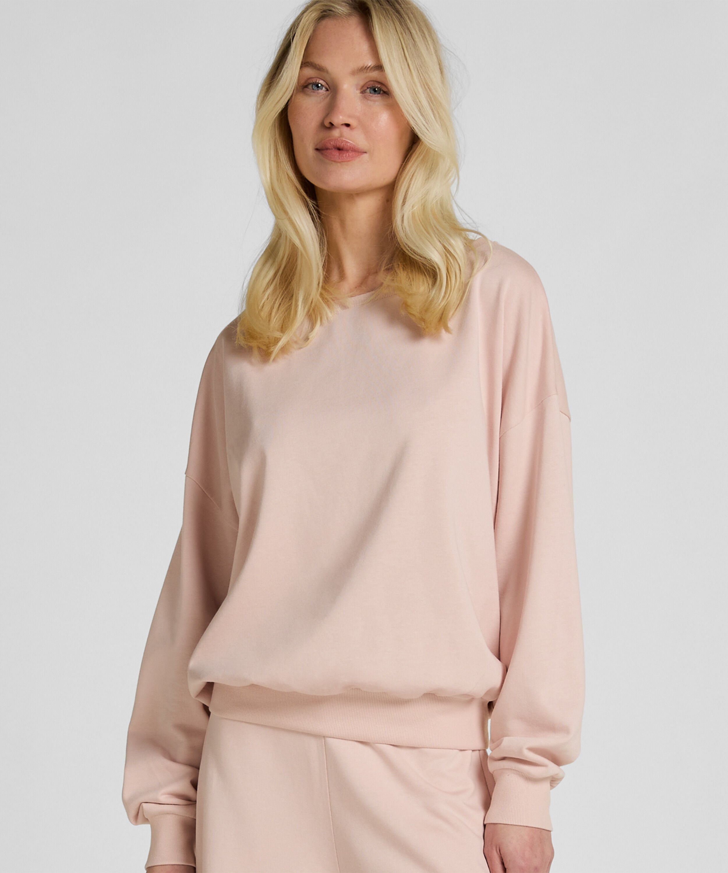 Boatneck Sweater Audrey, Lyserød Boatneck Sweater Audrey, Lyserød