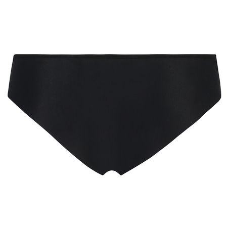 Stripe Mesh usynlig brasiliansk trusse, Sort