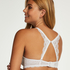 Lace back-detalje, Hvid