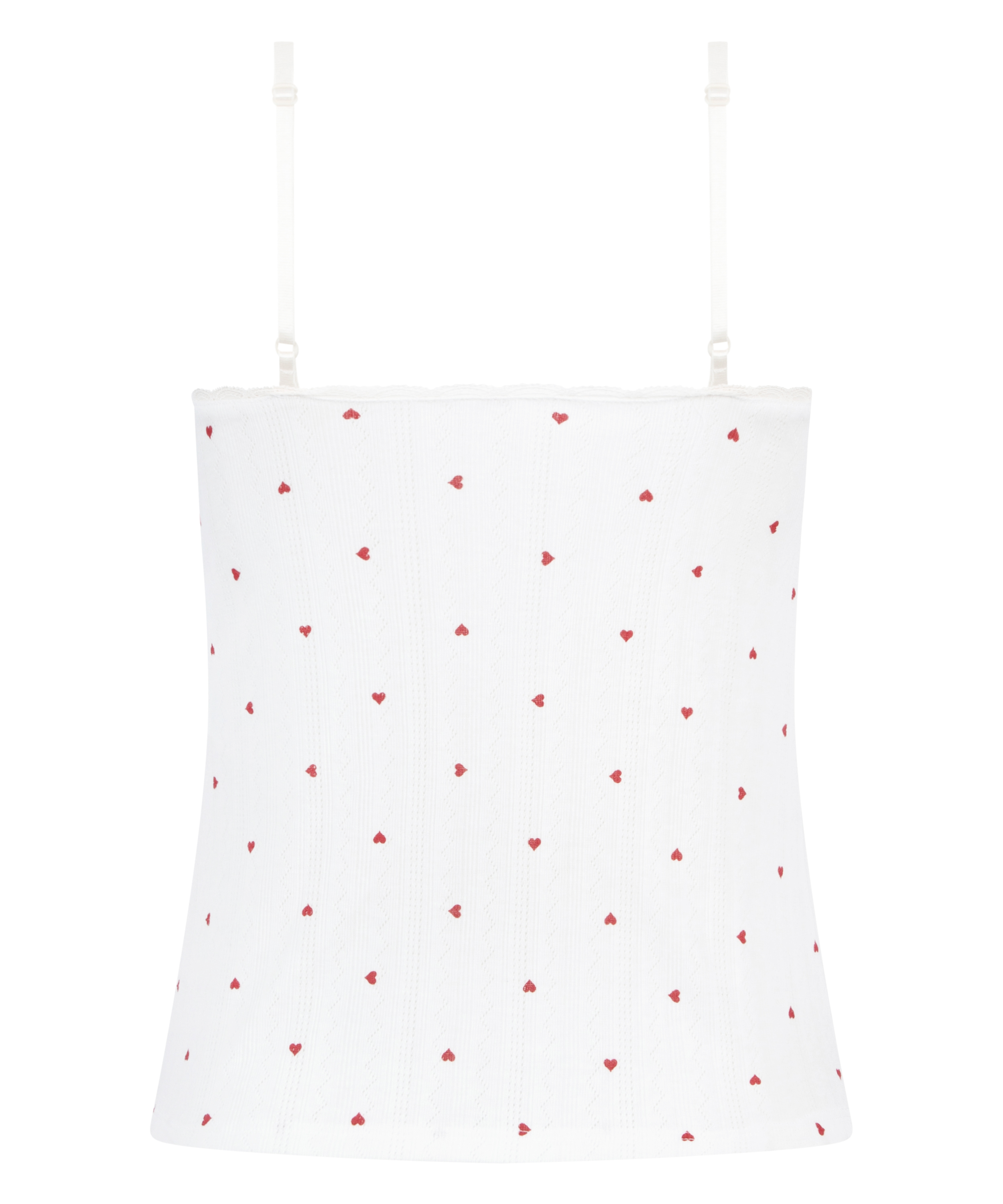 Cami Lace top, Hvid, main