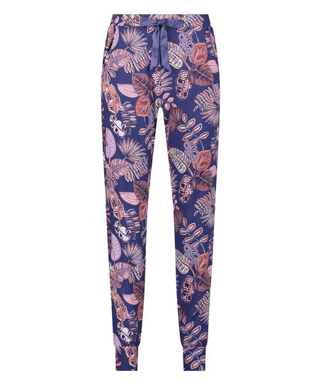 Petite Pyjamasbukser Jersey, bl&aring;