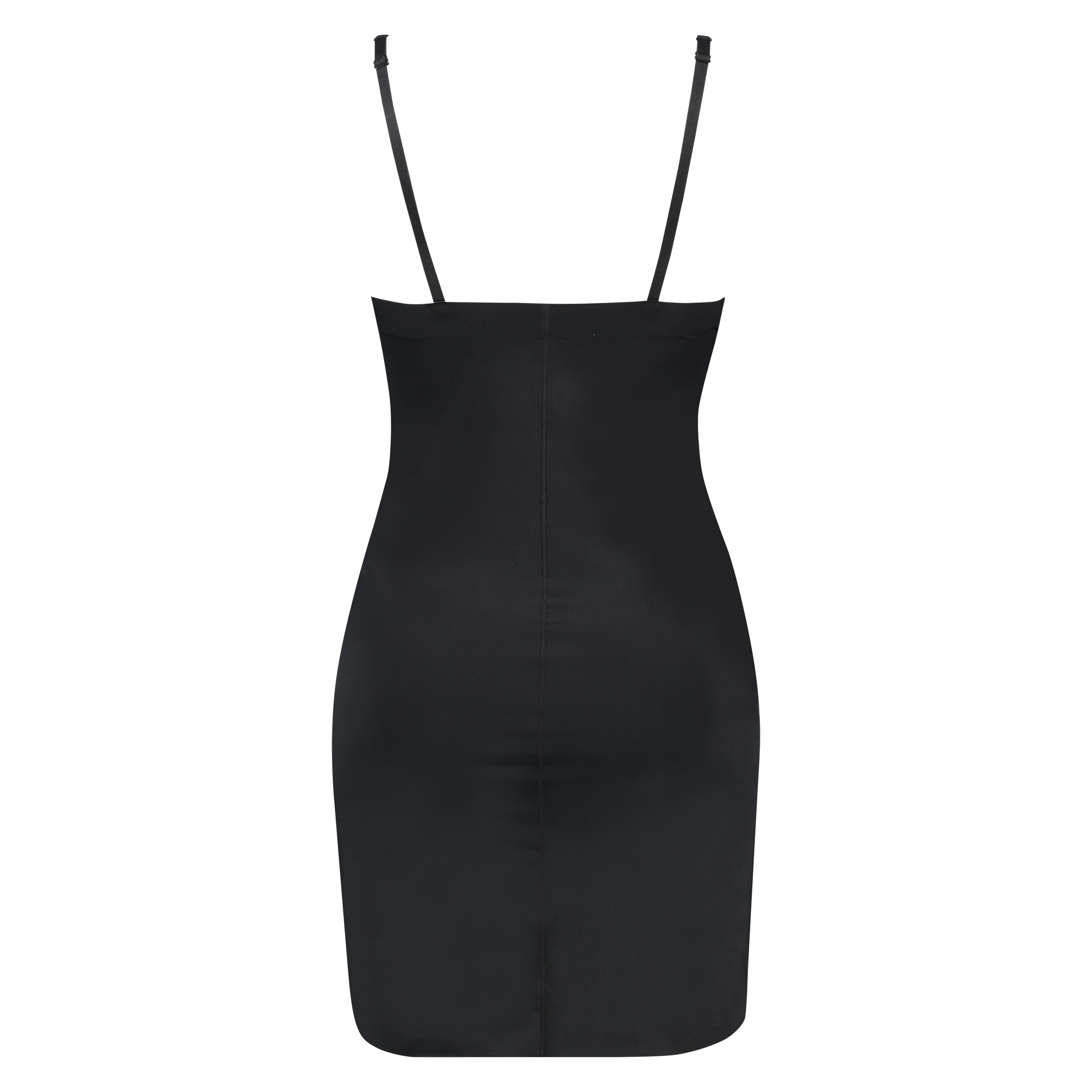 Opstrammende kjole i scuba-stof, sort, main
