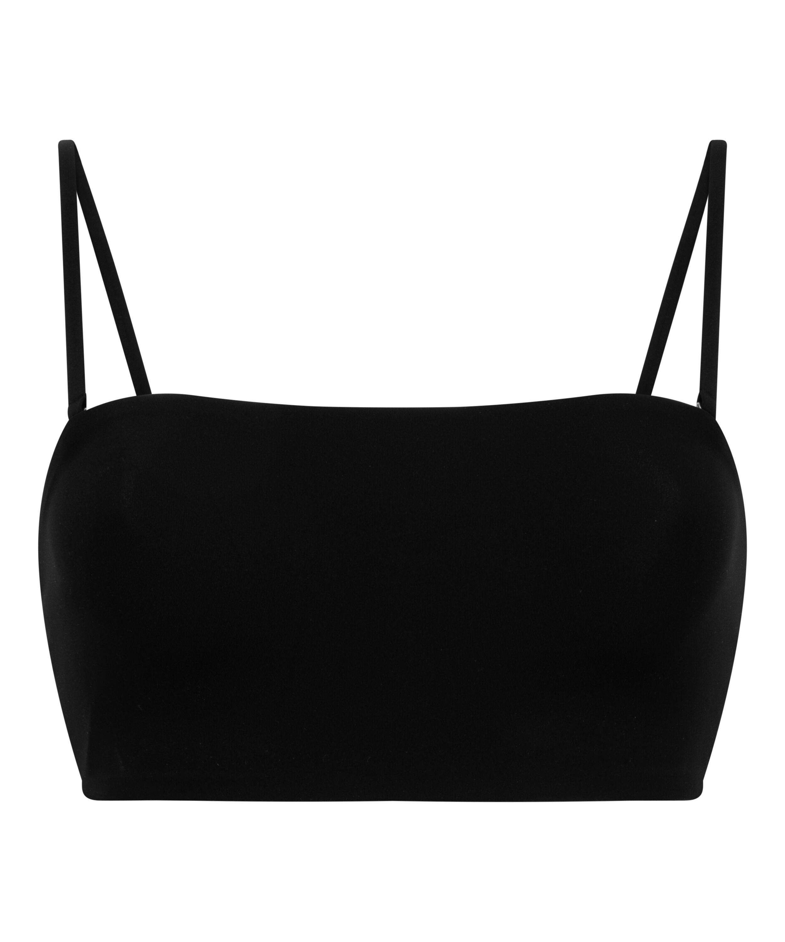 Bandeau Bralette Smooth, Sort