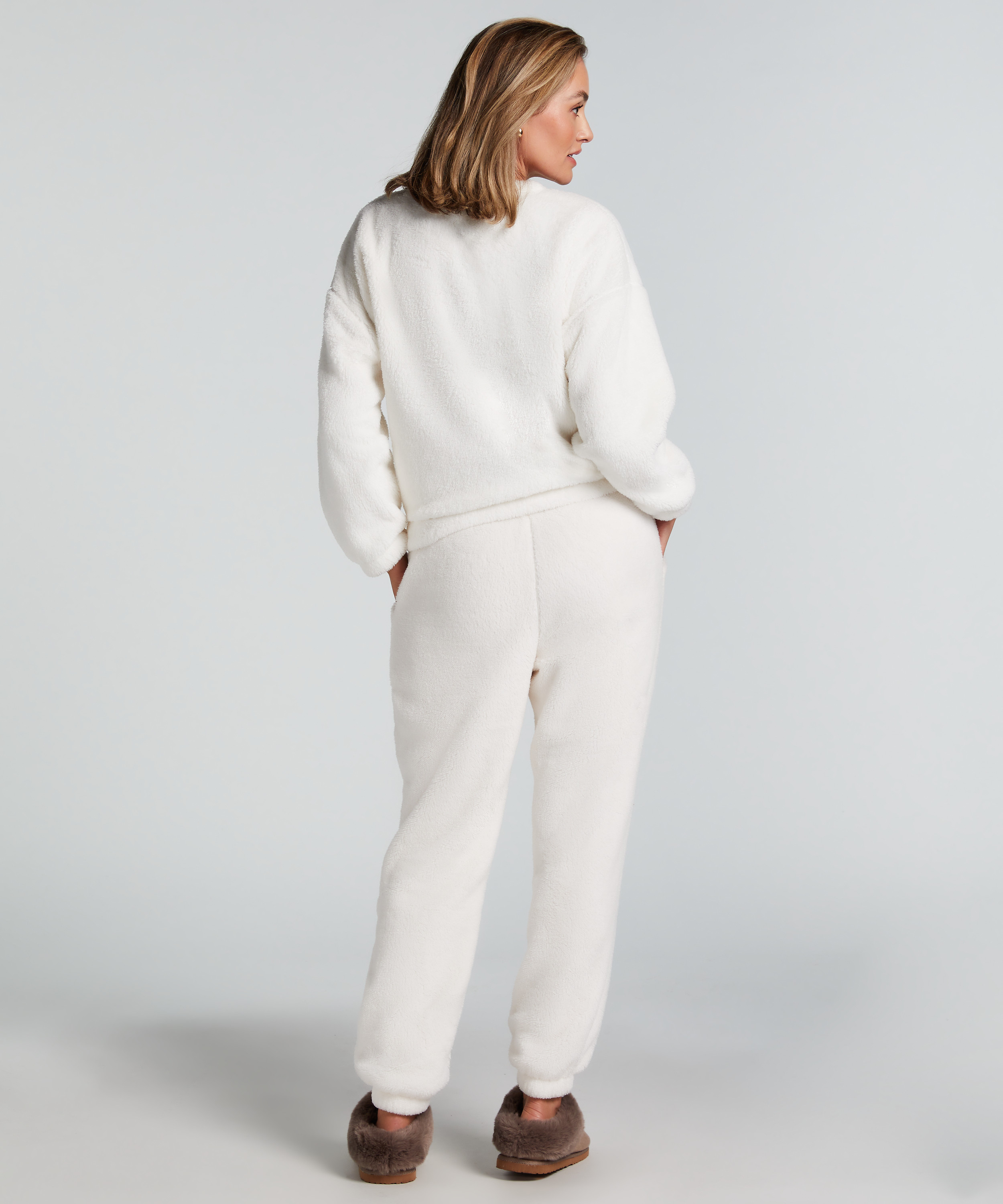 Top Fleece Snuggle, Hvid, main