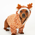 Fleece hunde-onesie, Brun