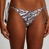 Cheeky Tanga Bikinitrusse Doha Zebra, hvid