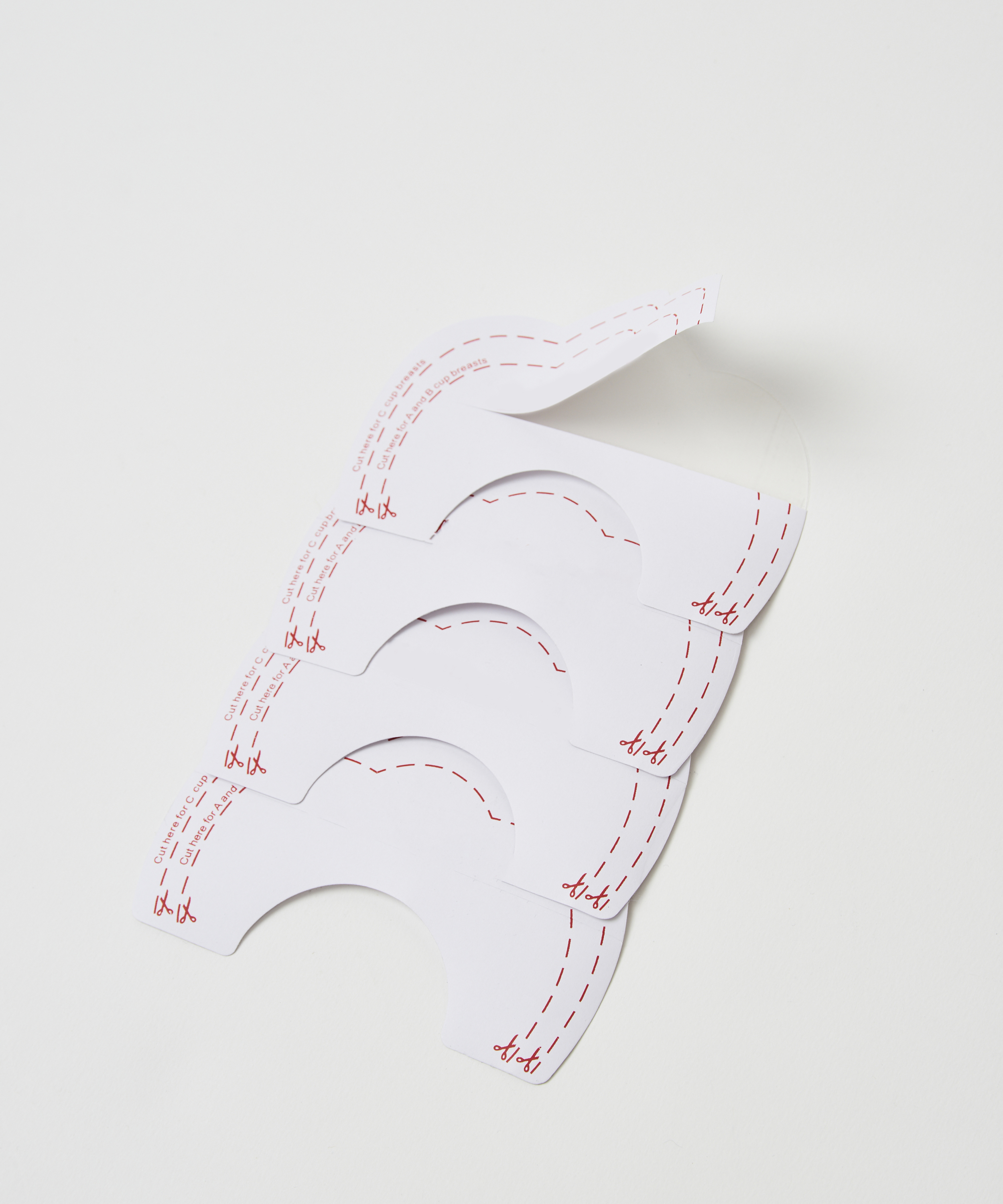 2-pack brystvorte-cover med lifting, Beige, main