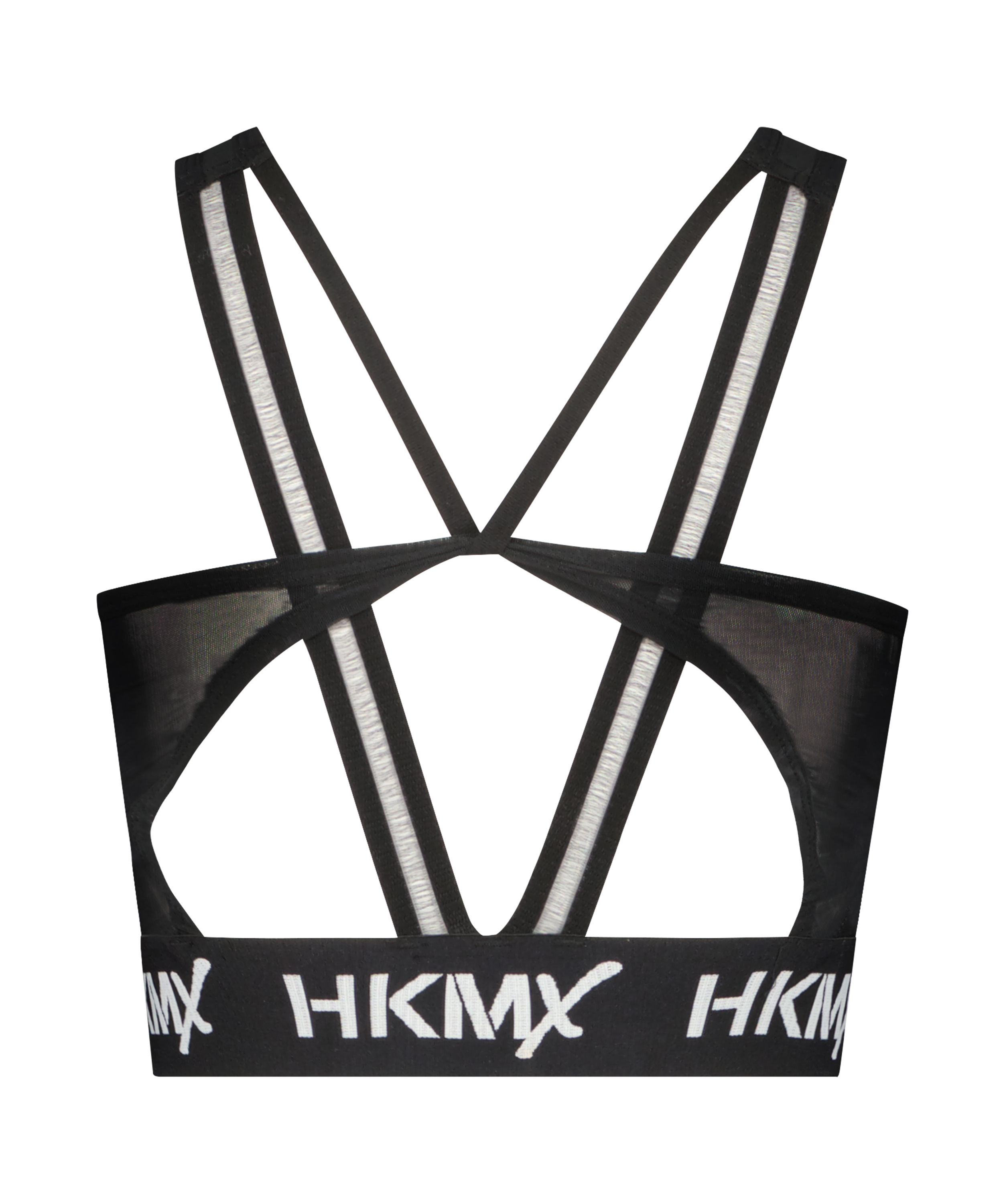 HKMX sports-bh Crossed Hem Logo Level 1, sort, main