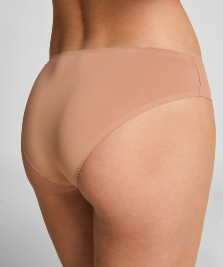 3-stykspakning usynlig brasiliansk trusse, Brown