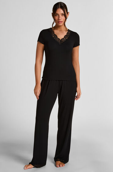 Hunkemöller Nana pyjamassæt Sort