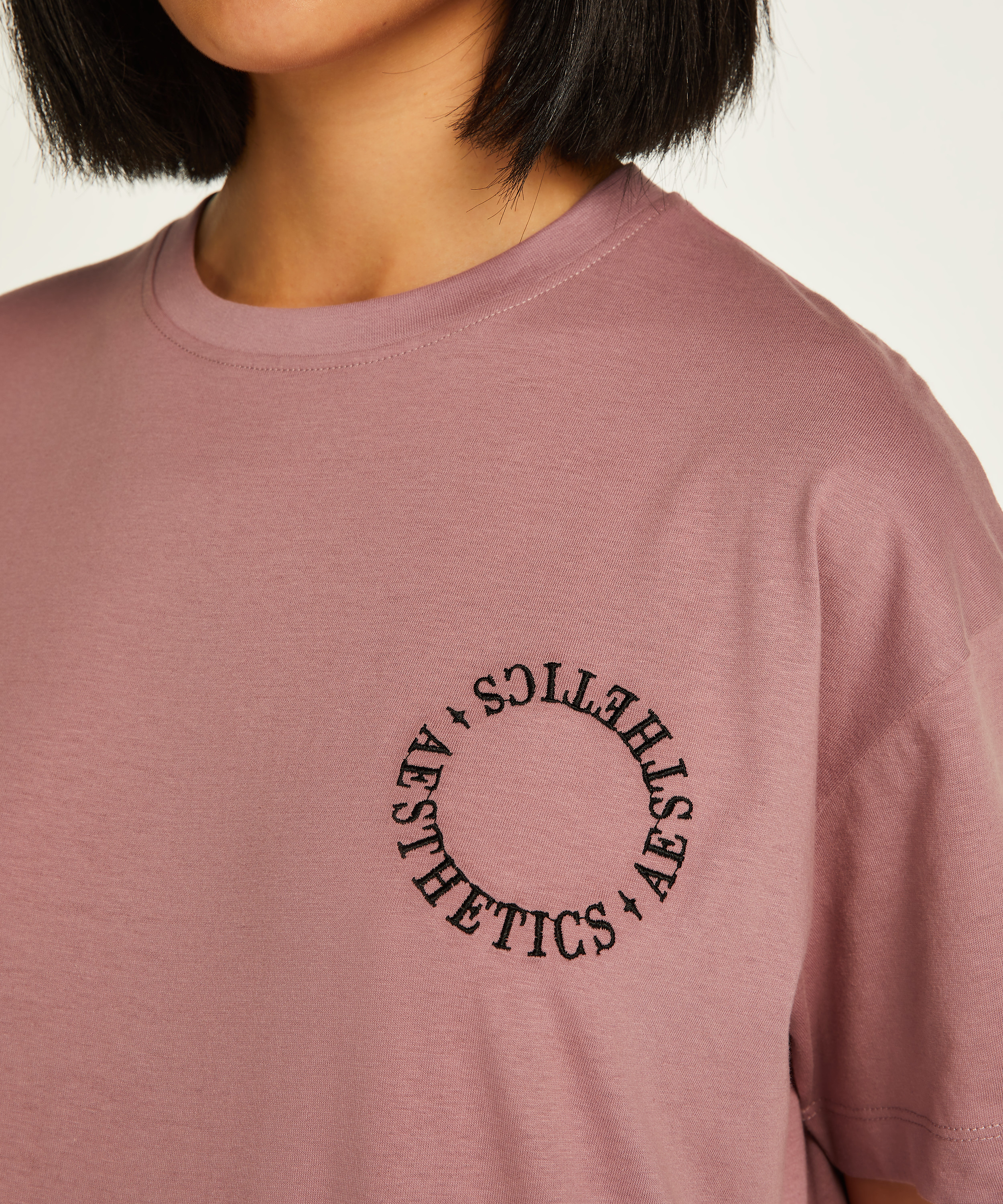 Natskjorte rund hals, Lilla, main