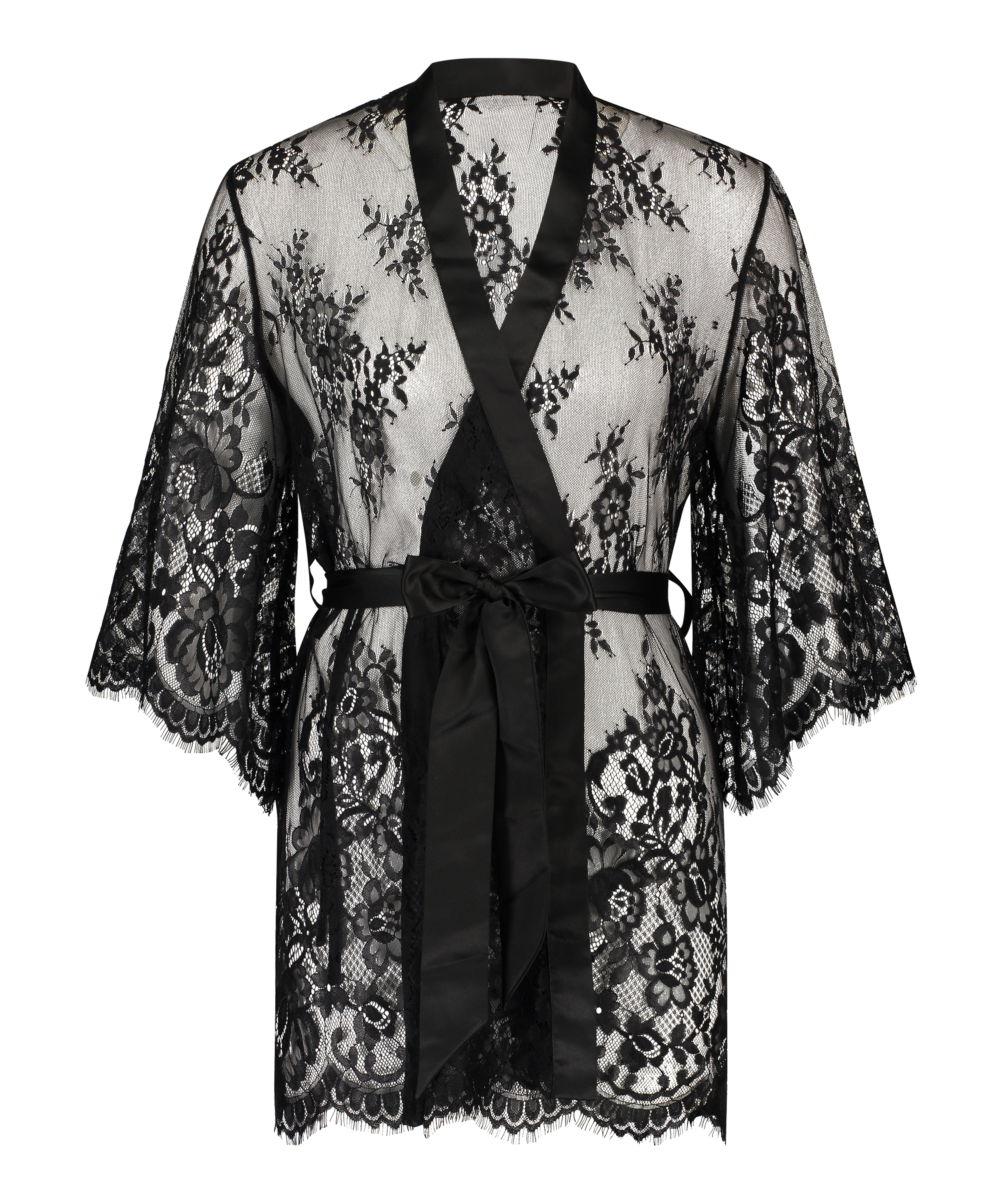 Kimono Lace Isabelle, Sort, main