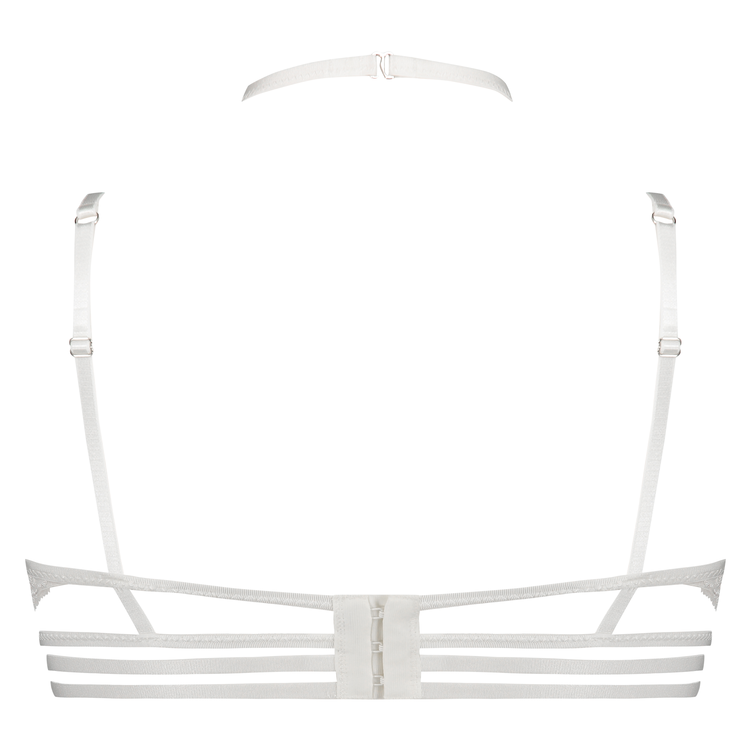 Ikke-formst&oslash;bt b&oslash;jle-bh Chasity, Hvid, main