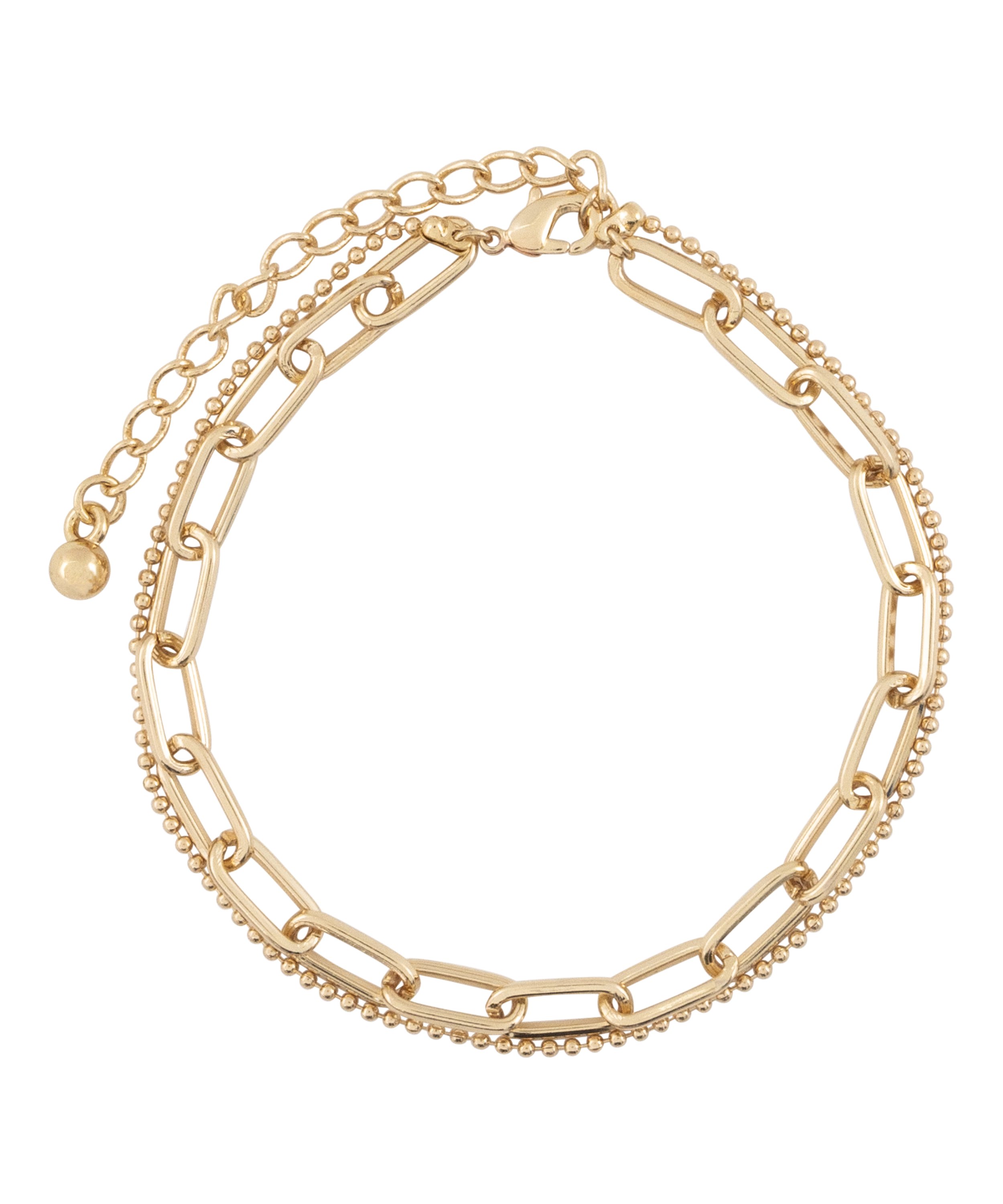 Kædearmbånd, gul, main