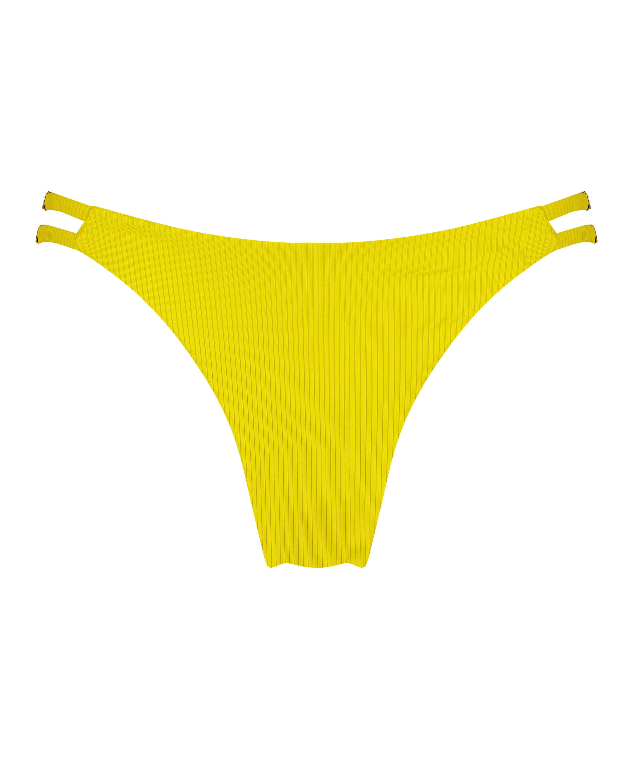 Højt udskåret bikinitrusse Bahamas Rebecca Mir, gul, main