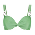 Formstøbt push-up-bikinitop med bøjle Mauritius, Grøn