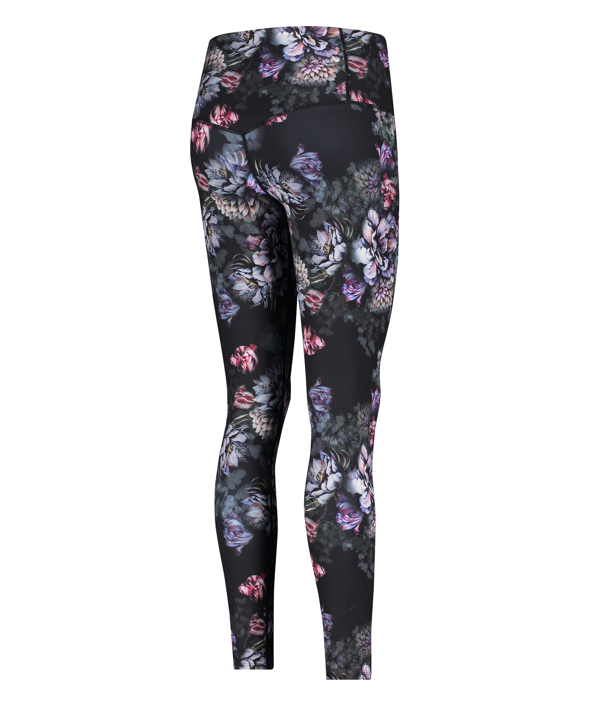 HKMX High Waisted Sportlegging Flower, sort, main