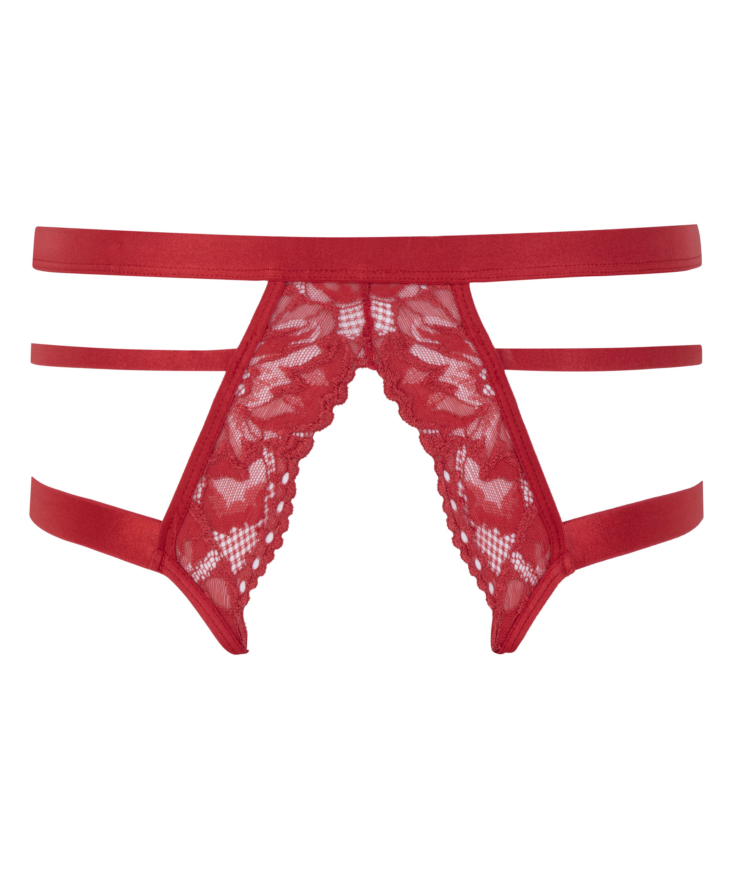 Jacky bundløs brasiliansk trusse, rød, main