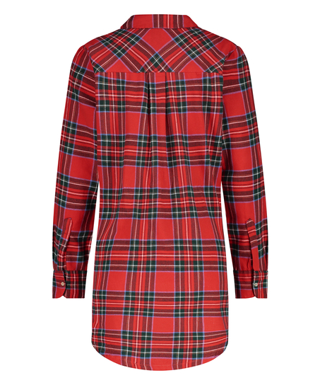 Menshirt natkjole Jersey, Rød