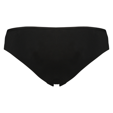 Laser Cut usynlig brasiliansk trusse, sort