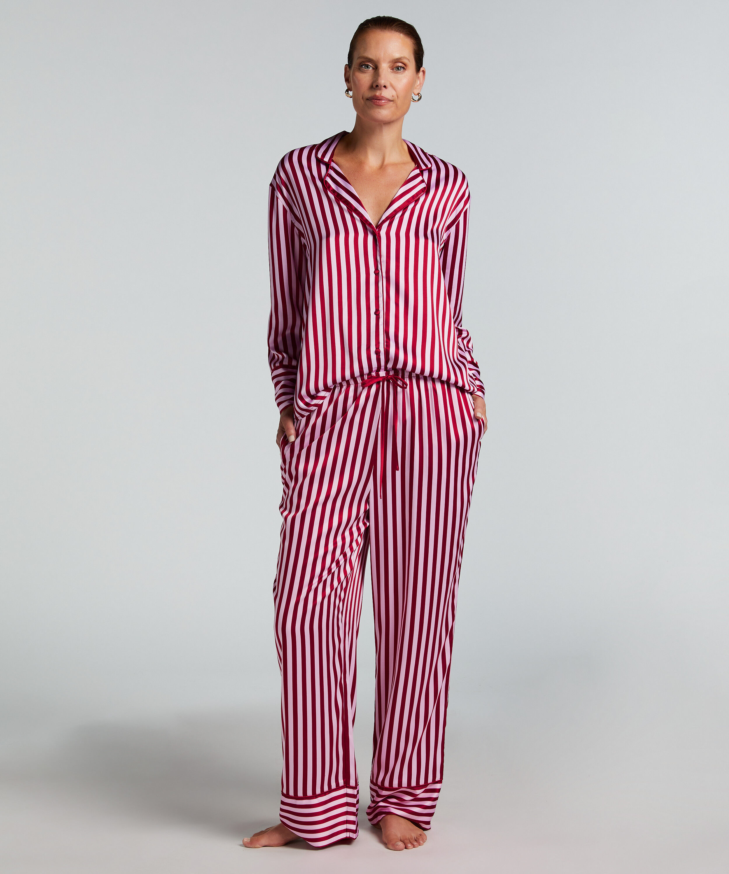 Satinbukser, Lyserød