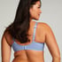 Ikke-formstøbt minimizer bøjle-bh Nina, Blå