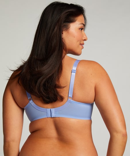Ikke-formstøbt minimizer bøjle-bh Nina, Blå