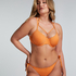 Cheeky Tanga Bikinitrusse Scallop Lurex, Orange
