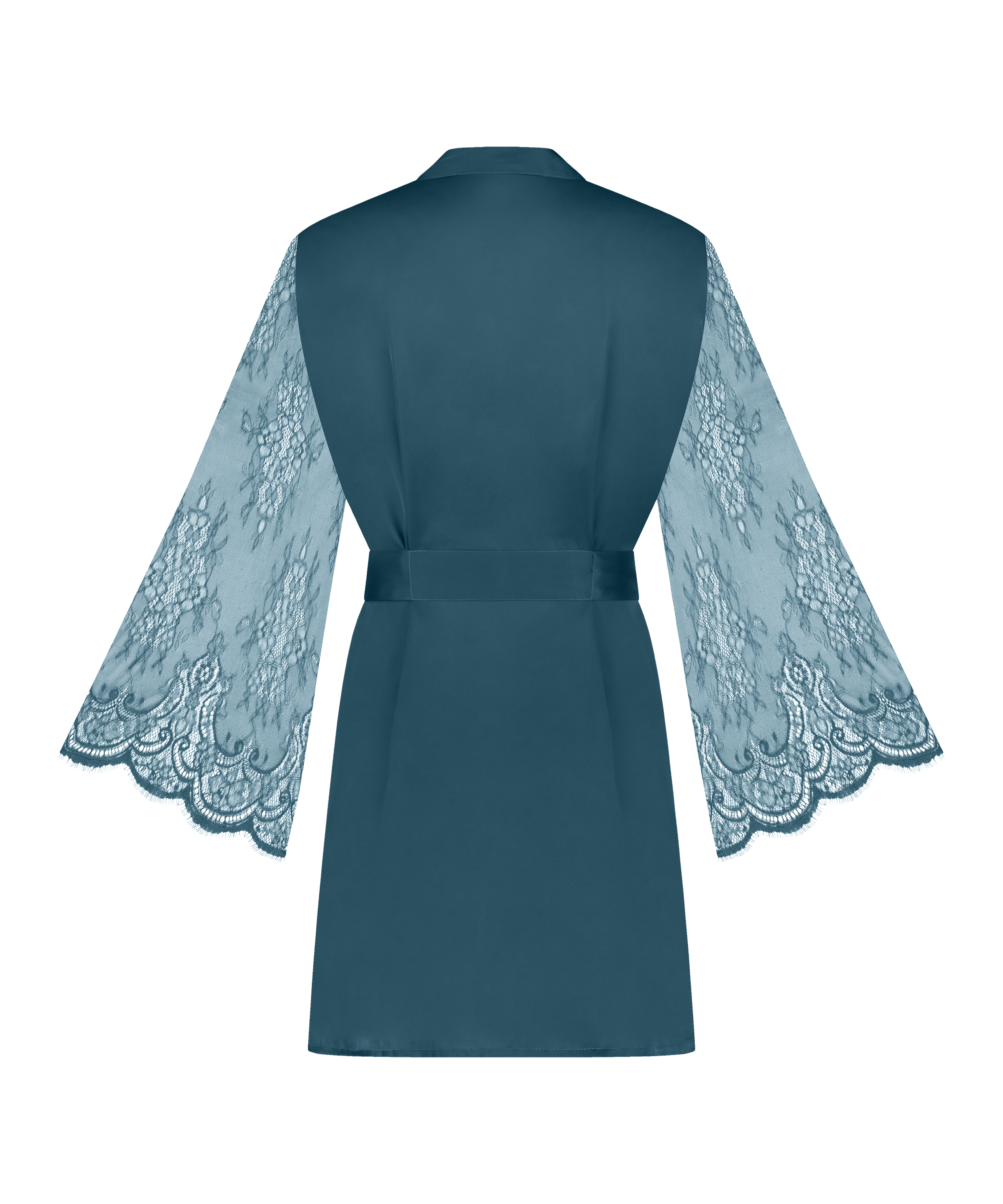 Kimono Satin, Blå, main