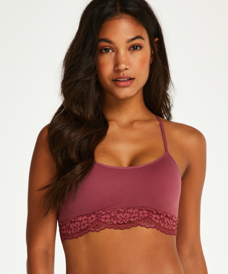 Seamless bralette Marine, R&oslash;d