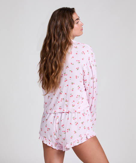 Pyjamasshorts, Lyserød